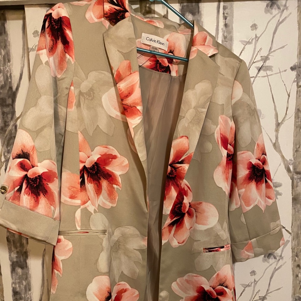 Floral Blazer